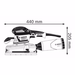 Bosch Ponceuse vibrante GSS 280 AVE Professional