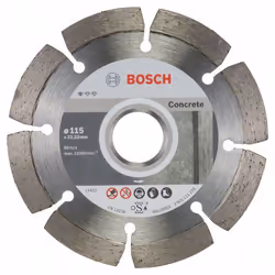 Disque à tronçonner diamanté Bosch Standard for Concrete 2608603239; 115x22,23 mm; 10 unités
