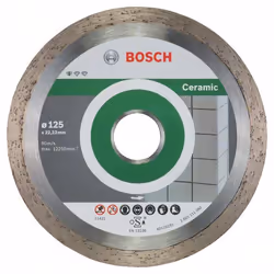 Disque à tronçonner diamanté Bosch Standard for Ceramic 2608603232; 125x22,23 mm; 10 unités