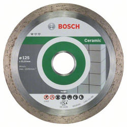 Disque à tronçonner diamanté Bosch Standard for Ceramic 2608603232; 125x22,23 mm; 10 unités