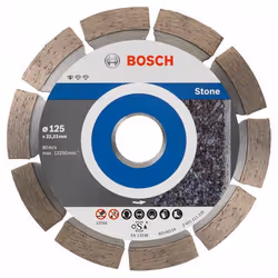 Disque à tronçonner diamanté Bosch Standard for Stone 2608603236; 125x22,23 mm; 10 unités