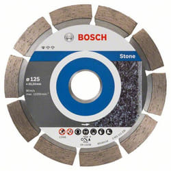 Disque à tronçonner diamanté Bosch Standard for Stone 2608603236; 125x22,23 mm; 10 unités