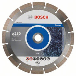 Disque à tronçonner diamanté Bosch Standard for Stone 2608603238; 230x22,23 mm; 10 unités