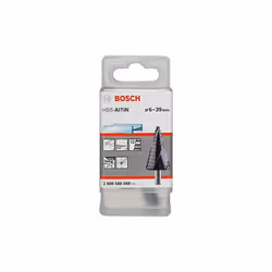 Bosch 2608588068 Fraise étagée queue 3 pans Longueur 93,5 mm Exécution HSS-AlTIN