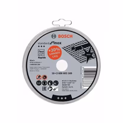 Disque abrasif Bosch Standard for Inox 2608603254; 115x22,23 mm; 10 unités