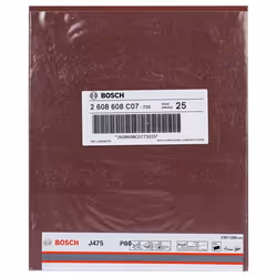 Bosch 2 608 608 C07 fourniture de ponçage manuel pâte sablée Grain ultra fin P80 1 pièce(s)