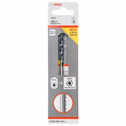Bosch Forets à béton CYL-5, Perceuse, 6 mm, 100 mm, Pierre artificielle, Béton, Calcaire, Maçonnerie, Pierre naturelle, 6 mm, ...