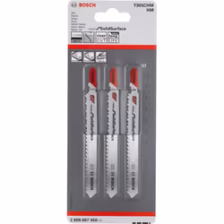 Bosch 2608667450 Lames de scie sauteuse Carbone 3 pièce(s)