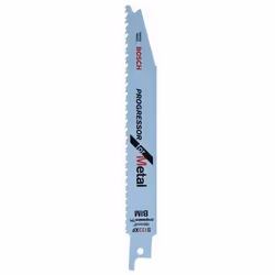 Bosch Lames de scie sabre S 123 XF Progressor for Metal, Lames de scie sabre, Profil, Bimétal, 8 - 14, 1,8 mm, 3,2 mm