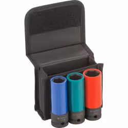 Bosch Sets de douilles Impact Control, Ensemble de douilles, 1/2", Métrique, 17,19,21 mm, 3/16,1/4,9/32,5/16,11/32,3/8,7/16", ...