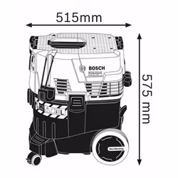 Bosch GAS 35 L AFC Professional Noir, Bleu 1200 W