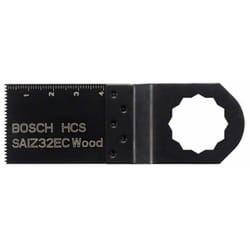 Bosch - Lame de scie plongeante hcs saiz 32 ec, bois, 40 x 32 mm 2608662040