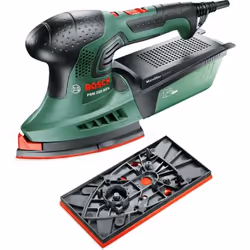 Bosch PSM 200 AES, Ponceuse multi usages, Velcro, Noir, Vert, Rouge, 6000 OPM, 26000 OPM, 1,8 mm