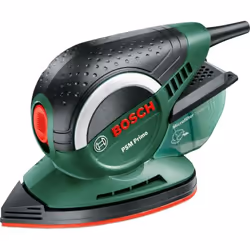 Bosch PSM Primo, Ponceuse multi usages, Velcro, Noir, Vert, Rouge, Argent, 12000 OPM, 24000 OPM, 1,4 mm