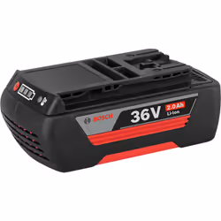 Bosch GBA 36V 2.0Ah Professional, Batterie, Lithium-Ion (Li-Ion), 2 Ah, 36 V, Bosch, Noir