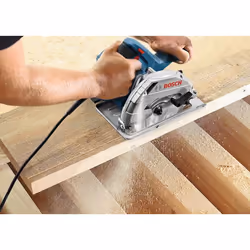 Bosch GKS 165 16,5 cm Noir, Bleu, Rouge, Argent 4900 tr/min 1100 W