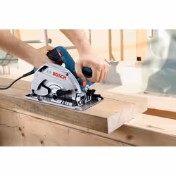 Bosch GKS 165 16,5 cm Noir, Bleu, Rouge, Argent 4900 tr/min 1100 W