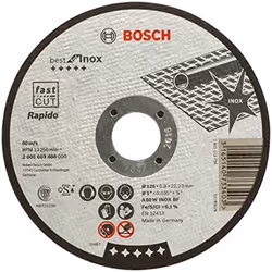 Disque abrasif Bosch A60WBF; 125x0,8 mm