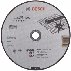 Disque abrasif Bosch Rapido; A 46 V INOX BF; 230x1,9 mm