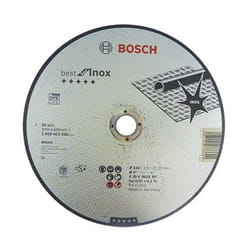 Bosch - Disque best à tronçonner à moyeu plat Spécial inox 230X2.5 mm - 2608603508
