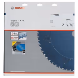Lame de scie pour le métal Bosch EXPERT FOR STEEL; 305x2,6x25,4 mm; Z60; 0° - Vue supplémentaire 4