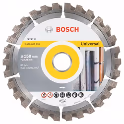 Bosch 2 608 603 631, Carton, Papier, 15 cm, 2,22 cm, 2,4 mm, Bosch, 1 pièce(s)