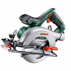 Bosch PKS 18 LI, Noir, Vert, Acier inoxydable, 15 cm, 3800 tr/min, 4,8 cm, Batterie, Lithium-Ion (Li-Ion)