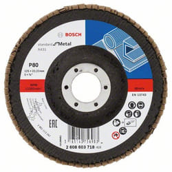 Meule-éventail Bosch Standard for Metal X431; 125 mm; K60