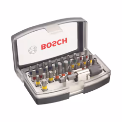 Bosch 2 607 017 319, Perceuse, Ensemble de forets, 25 mm, 32 pièce(s), PH1, PH2 (2x), PH3 PH1, PH2 (2x), PH3, PZ1, PZ2 (2x),  ...