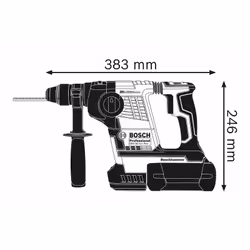 Bosch 0 611 906 002 marteau rotatif 36 W 940 tr/min