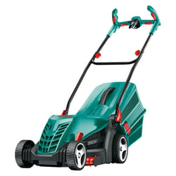 Bosch ARM 37 tondeuse à gazon Tondeuse à gazon poussée Secteur Noir, Cyan, Rouge