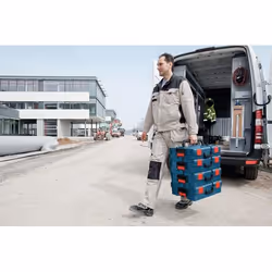 Bosch L-BOXX 238 Boîte à outils Acrylonitrile-Butadiène-Styrène (ABS) Bleu, Rouge