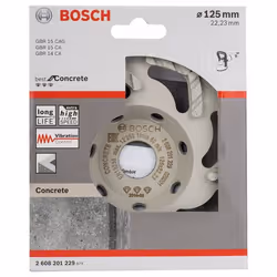 Bosch 2 608 201 229 fourniture de ponçage et de meulage rotatif Béton Disque abrasif