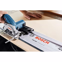 Bosch GKS 10.8 V-LI 8,5 cm Noir, Bleu, Métallique 1400 tr/min