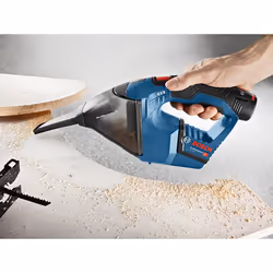 Bosch GAS 12V aspirateur de table Noir, Bleu Sans sac