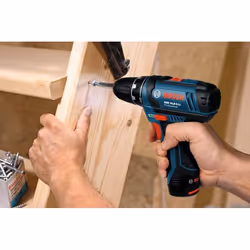 Bosch GSR 10,8-2-LI Professional Sans clé Noir, Bleu, Rouge