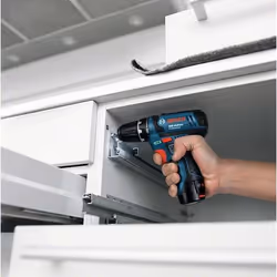 Bosch GSB 10,8-2-LI Professional Sans clé Noir, Bleu, Rouge - Vue supplémentaire 4