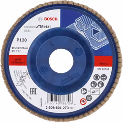 Bonne finition de surface X431 Standard for Metal pour de bons résultats lors de l'ébauche de bords/soudures et de surfaces g ...
