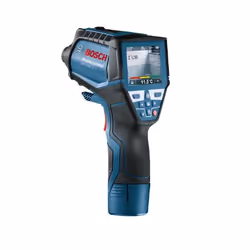 Bosch GIS 1000 C Professional, Thermomètre optique, Intérieur &amp; extérieur, Numérique, Noir, Bleu, Poche, Rectangulaire