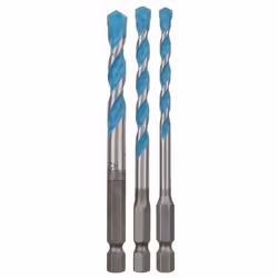 Bosch 2 608 589 529, Perceuse, Ensemble de forets, 100 mm, Multicolore, Tige hexagonale, 3 pièce(s)