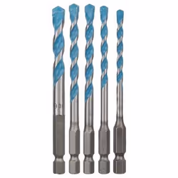 Bosch 2 608 589 530, Perceuse, Ensemble de forets, Multicolore, Tige hexagonale, 5 pièce(s), 4 / 5 / 6 / 6 / 8