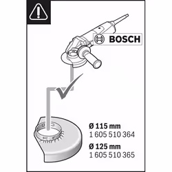 Bosch Accessoires divers GDE 115/125 FC-T Professional