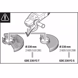 Bosch Accessoires divers GDE 230 FC-S Professional