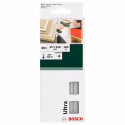 Bâton de colle Bosch 2609256D29; 7x150 mm; 30 pcs .; transparent