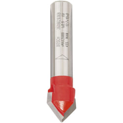 Fraises à rainurer en V Expert for Wood Bosch 8 mm D 12,7 mm L 10 mm G 44,5 mm 90° - 2608629369