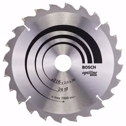 Scie à onglets composés Bosch GCM 80 SJ + Disque de coupe Bosch Optiline Wood