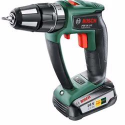 Bosch PSB 18 LI-2 Ergonomic, Visseuse droite, Sans clé, 1,3 cm, 1400 tr/min, 3,8 cm, 1,3 cm