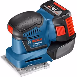 Bosch GSS 18V-10, Ponceuse orbitale, Bride/Velcro, 11000 OPM, 22000 OPM, 1,6 mm, 80 dB