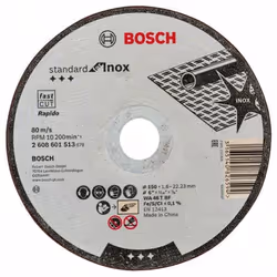 Disque abrasif Bosch Standard for Inox 2608601513; 150x22,23 mm