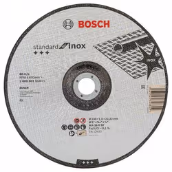 Disque abrasif Bosch Standard for Inox 2608601514; 230x22,23 mm